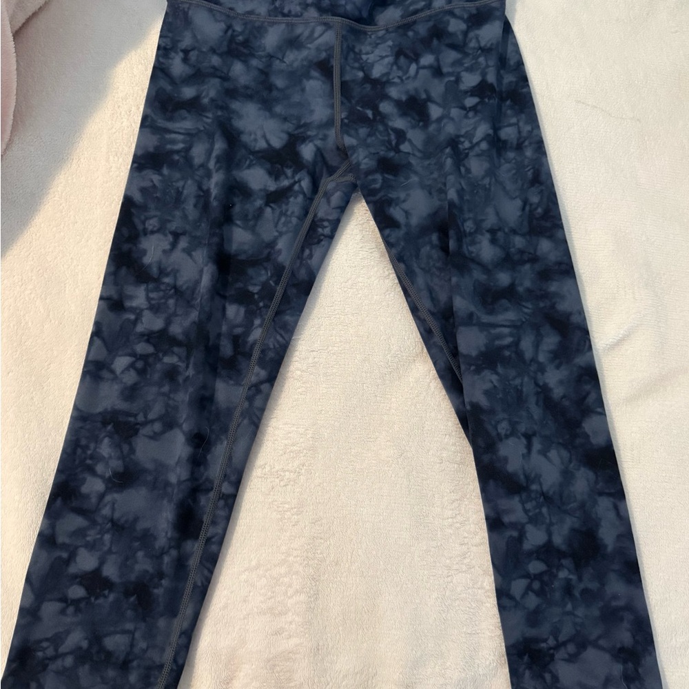 Athleta Kids Leggings - Navy Tie-Dye